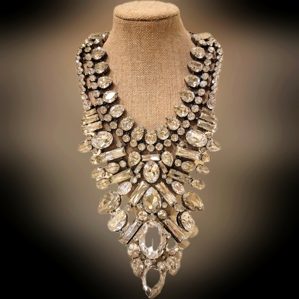 Sorrelli Crystal Cluster Statement Necklace